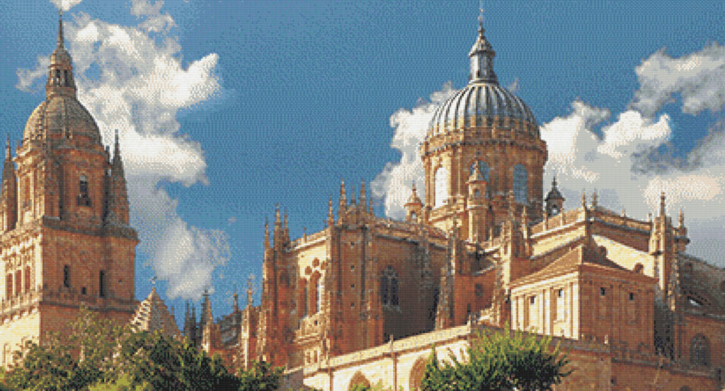 Patrón punto de cruz de la Catedral de Salamanca