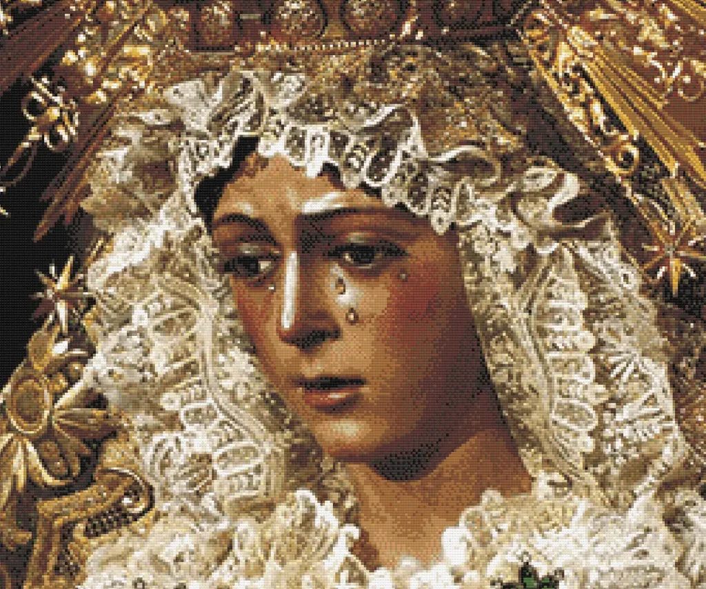 Punto-de-cruz-Virgen-de-la-Macarena Punto-de-cruz-Virgen-de-la-Macarena