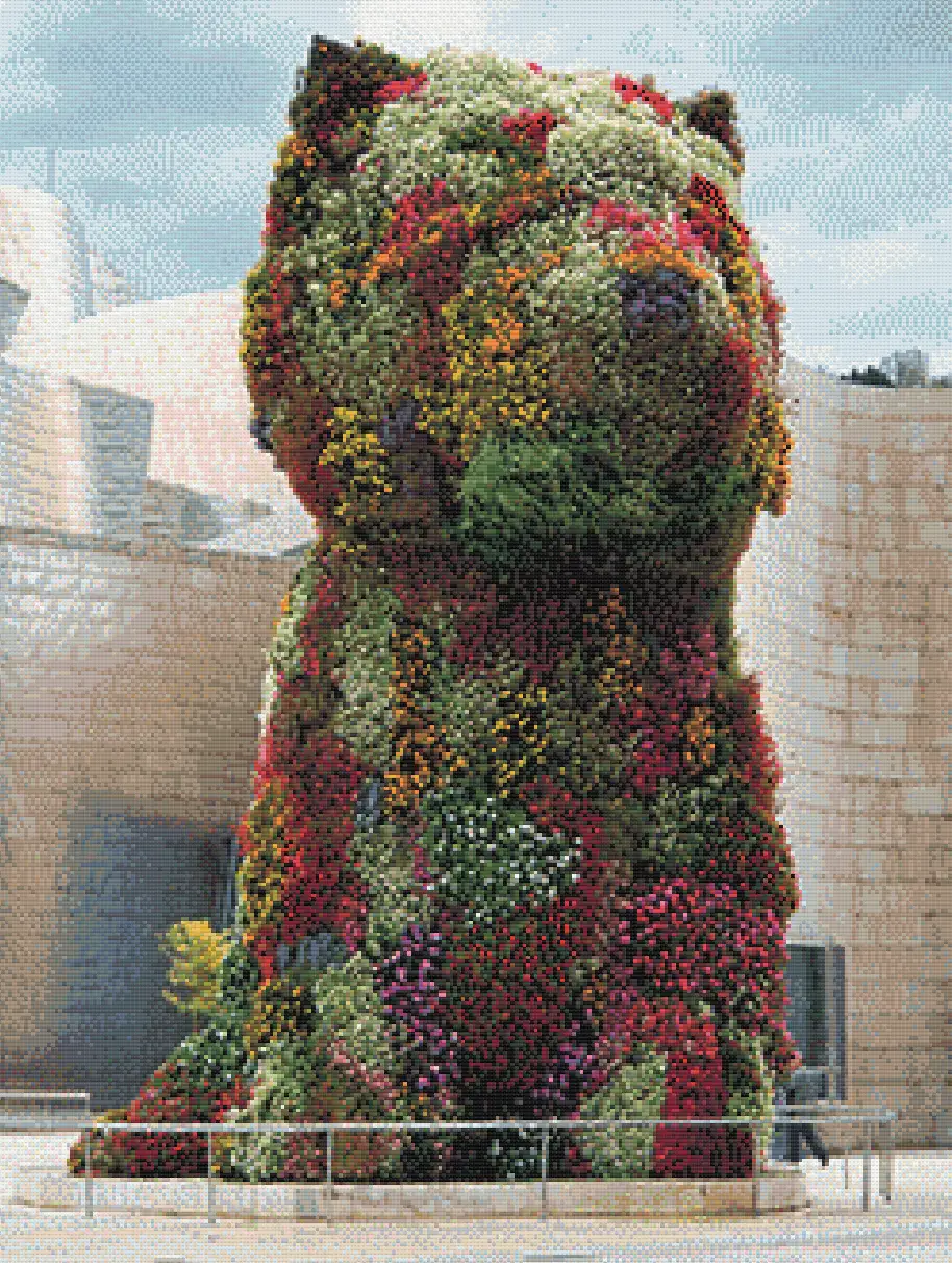 punto-de-cruz-Puppy-Guggenheim punto-de-cruz-Puppy-Guggenheim